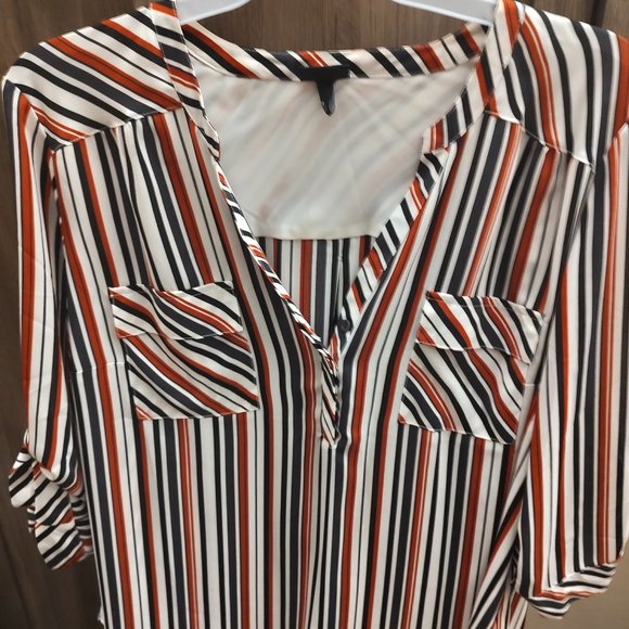 Torrid Harper Striped Blouse - Picture 1 of 3
